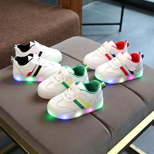 Children Led Shoes Boys Girls Lighted Casual Sneakers Glowing Shoes for Kid Sneakers with Luminous Sole Running Shoes Luminous
