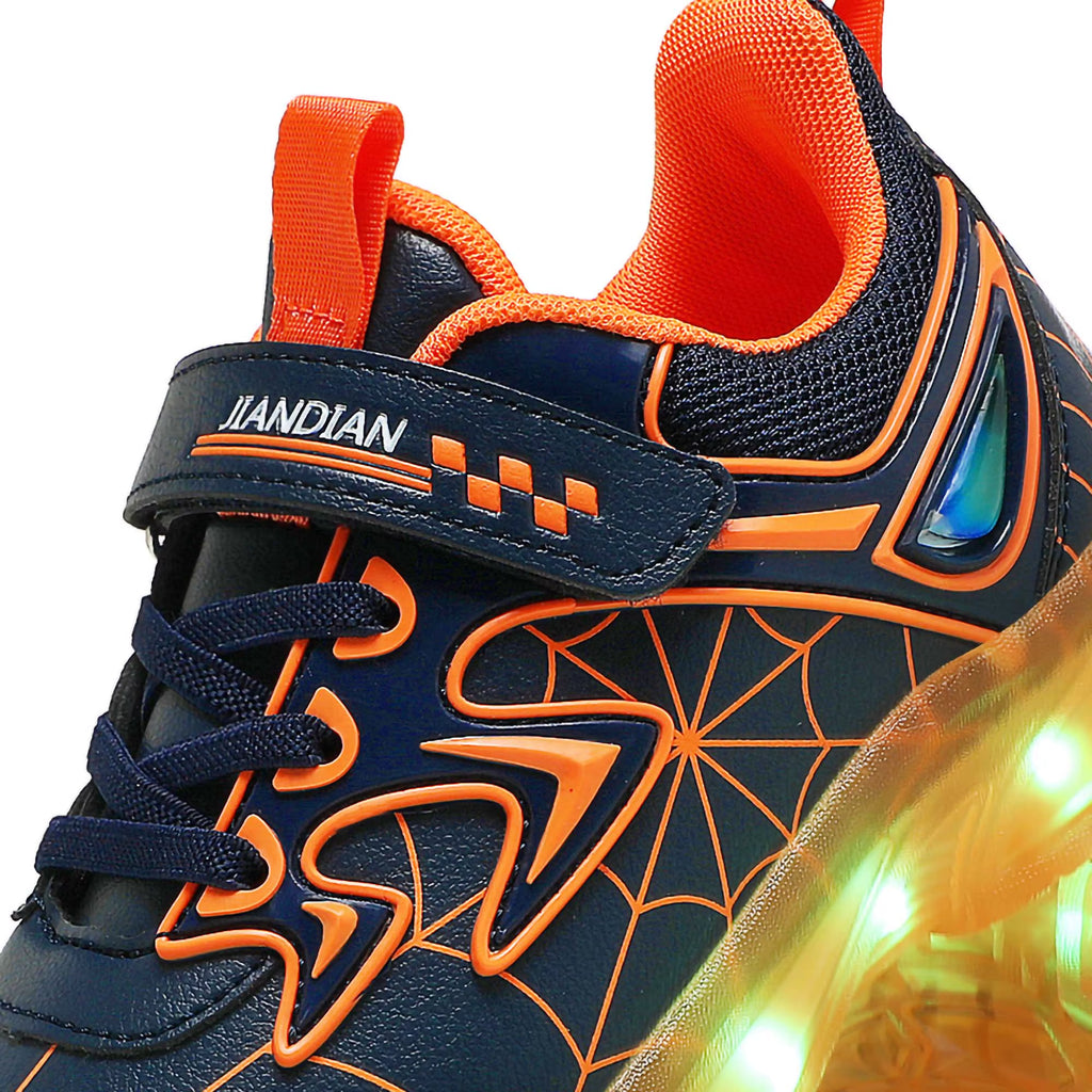 LED Light Shoes Children'S Shoes Children'S Flyknit Sneakers Boys USB Charging Luminous Shoes